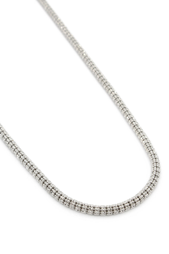 *NEW* 14k White Gold Moon Iced Chain ( 20 inches)JTJ™ - - Javierthejeweler