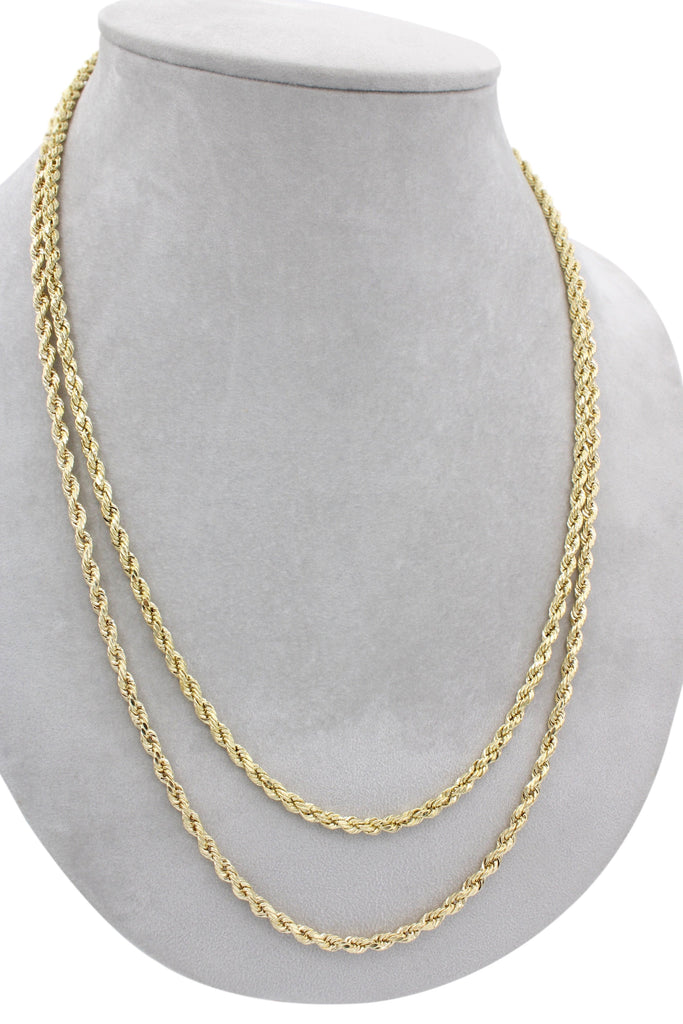 *NEW* 14k Hollow Rope Chain (3.7MM / 20” Inches) JTJ™ - Javierthejeweler