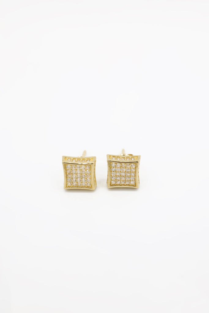 *NEW* 14k CZ Square Men's Earrings - JTJ™ - Javierthejeweler