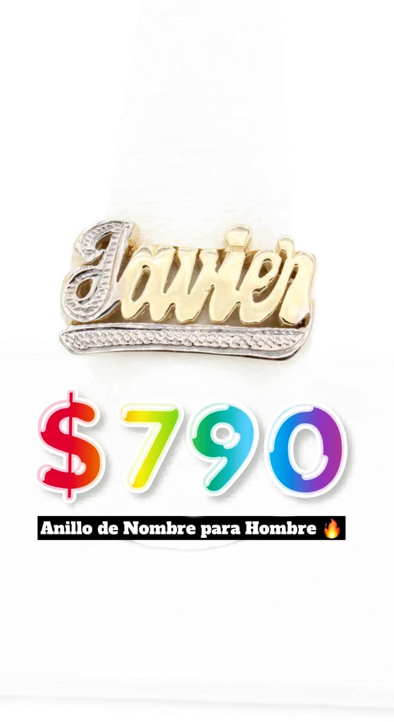 *NEW* 14K Men Custom Name Ring 💁‍♂️ - JTJ™ - Javierthejeweler