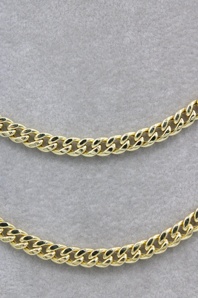 *NEW* 14k Miami Hollow Cuban Chain (3.7MM - 22” Inches) JTJ™ - Javierthejeweler