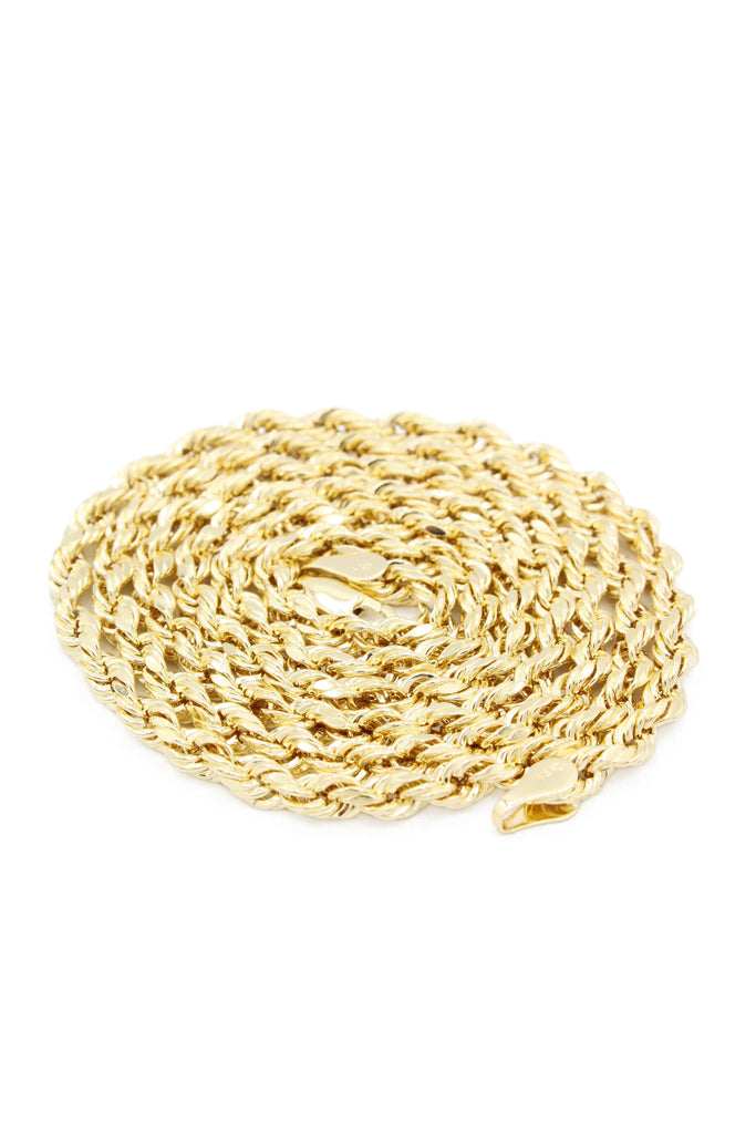 *NEW* 14k Hollow Rope Chain (3.7MM / 24” Inches) JTJ™ - Javierthejeweler