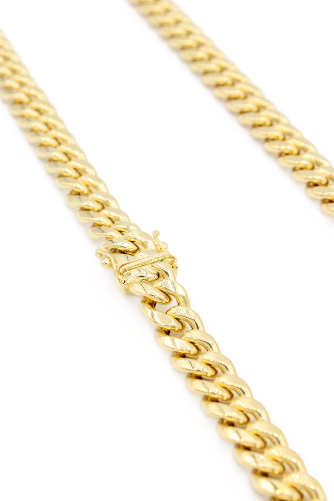 *NEW* 14K Miami Hollow Cuban Chain (9.5MM / 26" Inches) JTJ™ - Javierthejeweler
