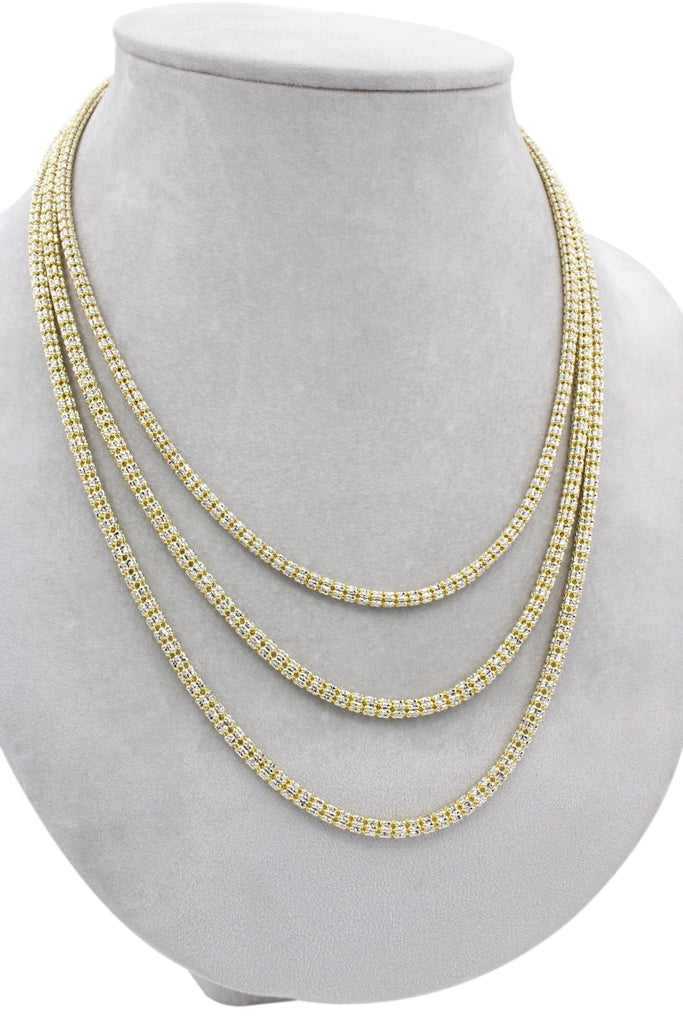 *NEW* 14K Gold Moon Ice Chain (20” Inches)-JTJ™- - Javierthejeweler