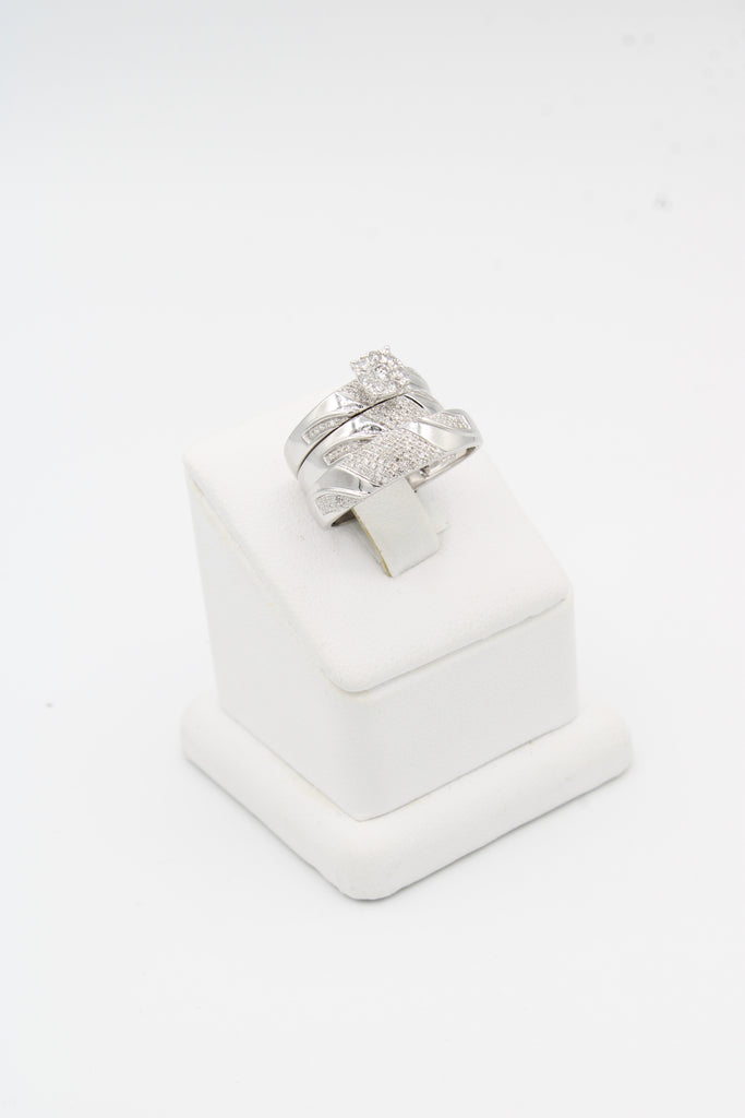*NEW* BX 14k Wedding Diamond 💎 RingTrio Set 💍 RRL JTJ™ - Javierthejeweler