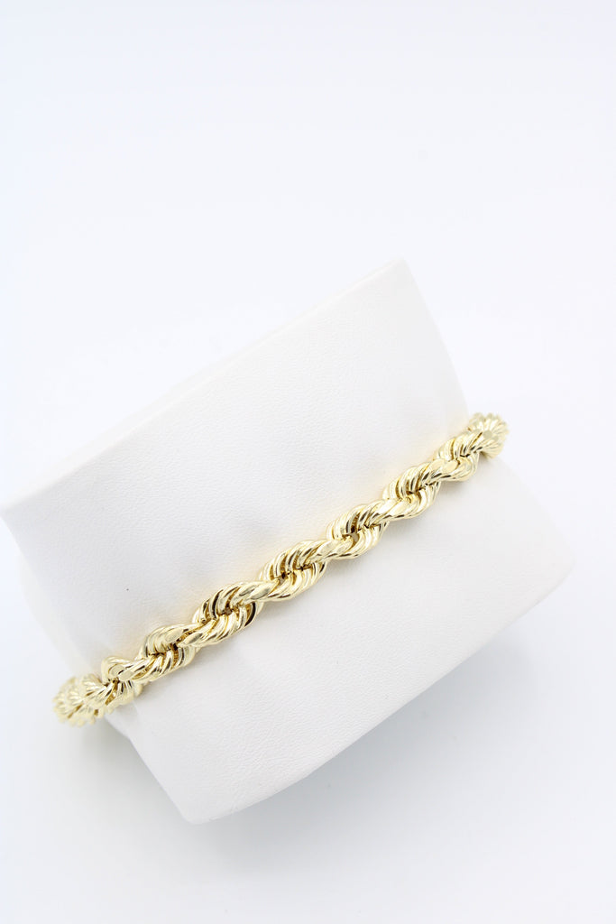 *NEW* PA 14K Hollow Rope Bracelet (6 MM) JTJ™ - Javierthejeweler