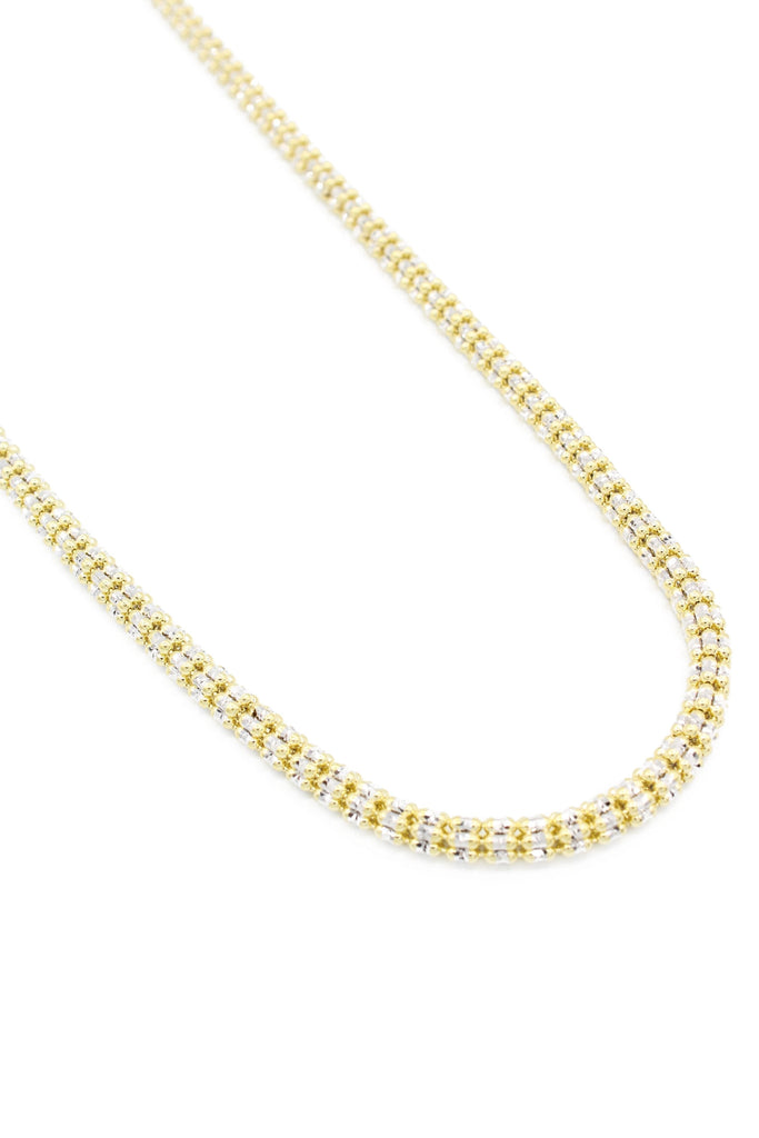 *NEW* 14K Gold Moon Ice Chain(3.7 MM- 22” inches)JTJ™- - Javierthejeweler
