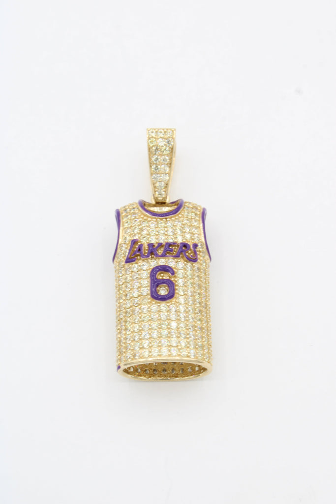 *NEW* 14k Lakers Jersey Pendant - JTJ™ - Javierthejeweler