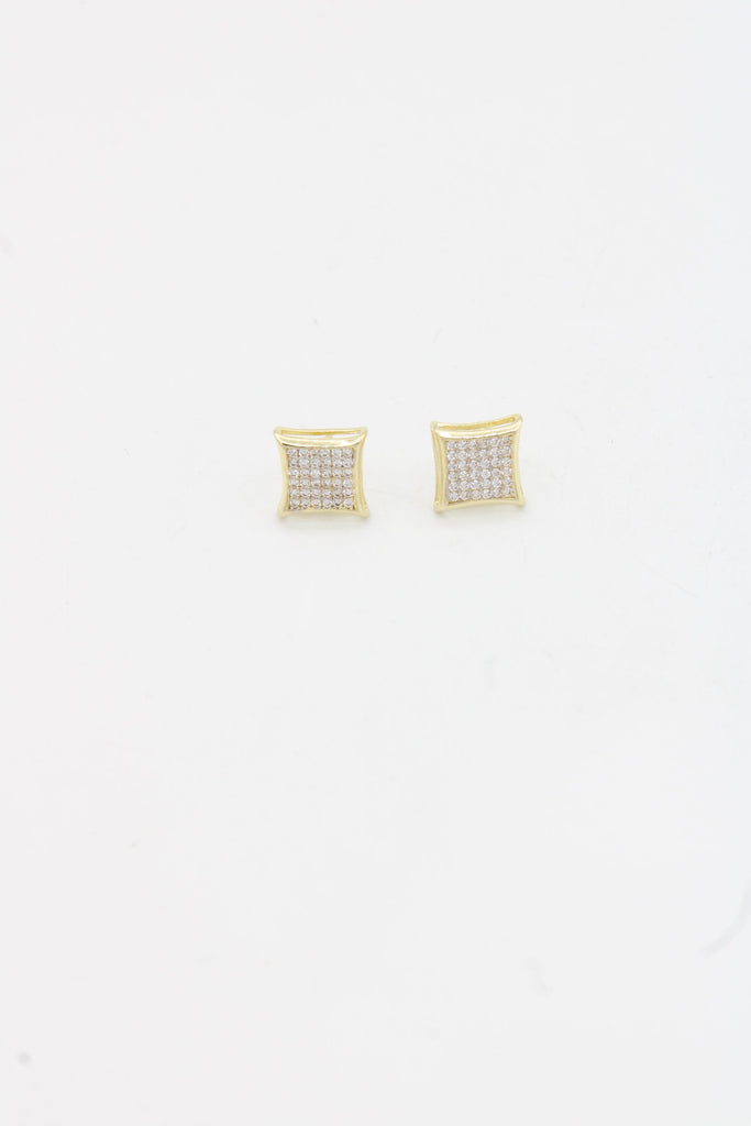 *NEW* 14K Earrings N Square Style CZ ™ - - Javierthejeweler