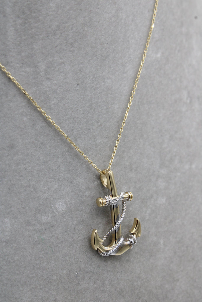 *NEW* 14K Women’s Anchor Pendant W/ Cable Chain JTJ™ - - Javierthejeweler