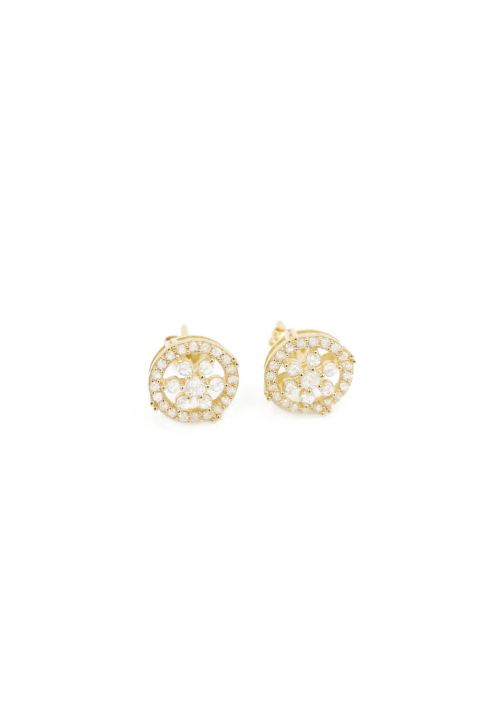 *NEW* 14K Circular ❄️ CZ Earrings - JTJ™ - Javierthejeweler