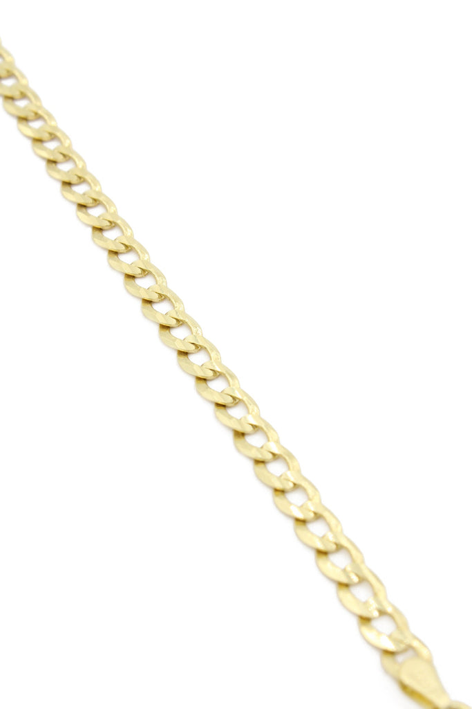 *NEW* 14K ✨SOLID Cuban Curb Ankle Bracelet (3.2MM) JTJ™ - Javierthejeweler