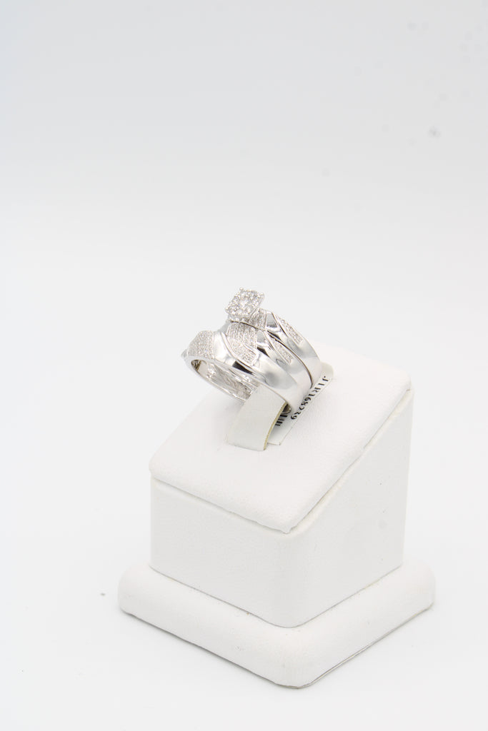 *NEW* BX 14k Wedding Diamond 💎 RingTrio Set 💍 RRL JTJ™ - Javierthejeweler