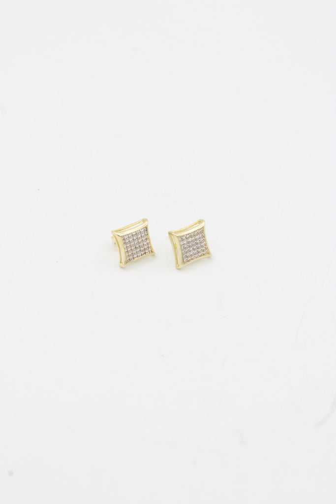 *NEW* 14K Earrings N Square Style CZ ™ - - Javierthejeweler