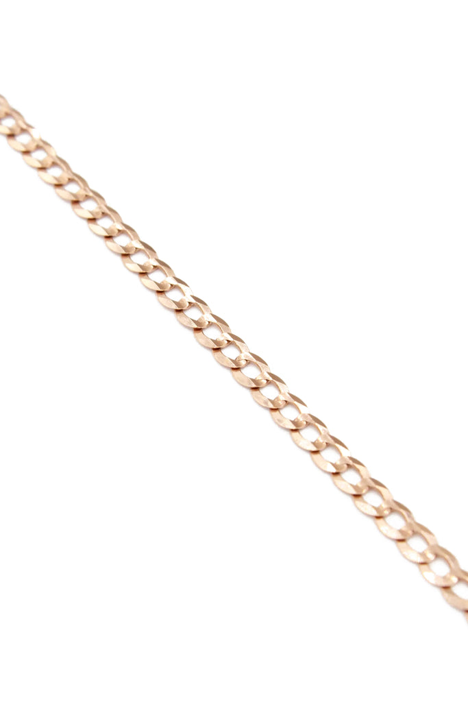 *NEW* 14K Rose Solid Cuban Curb Chain (3.2MM // 18” Inches) JTJ™ - Javierthejeweler