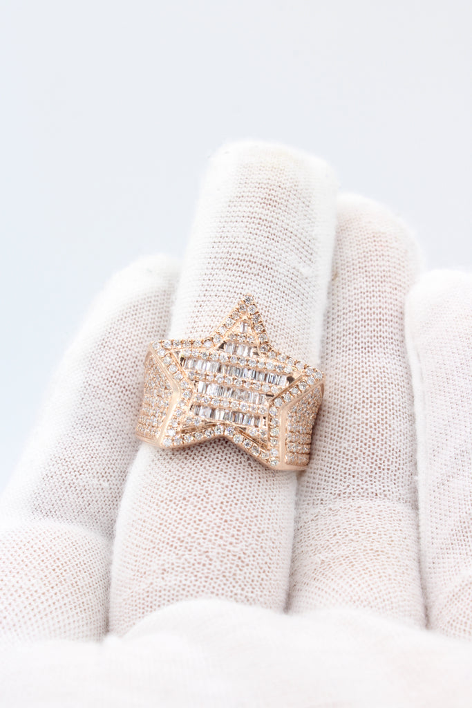 *NEW* 14k Star Diamond Ring 💎 JTJ™ - Javierthejeweler