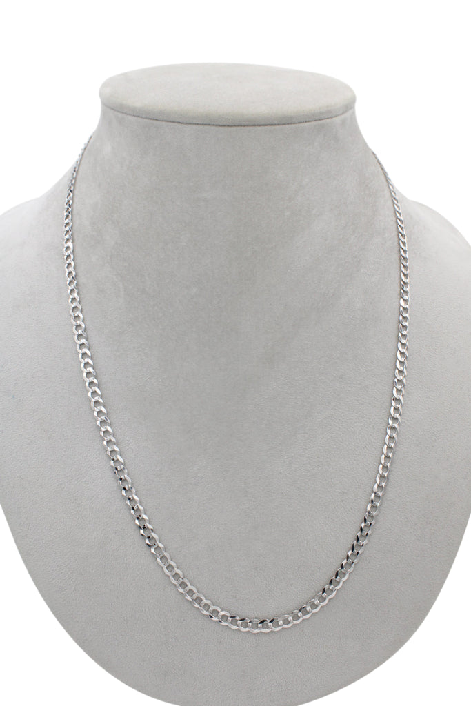 *NEW* 14K White Solid Cuban Chain (4.8MM // 22” Inches)JTJ™ - Javierthejeweler