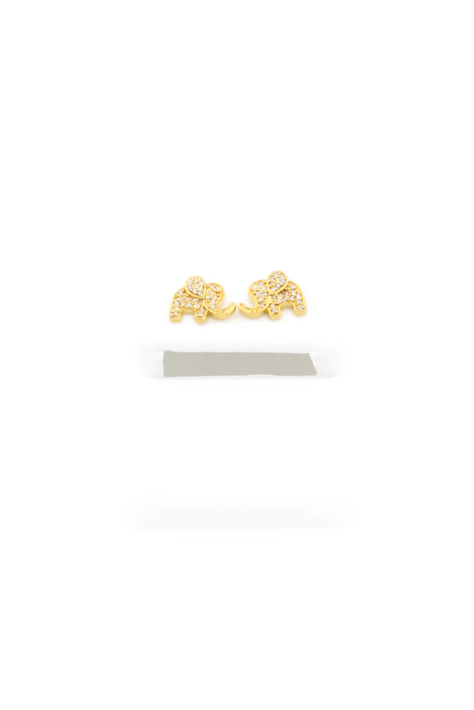 *NEW* PA 14K Litter Elephant 🐘 Earrings 💎 Diamonds VS 💎JTJ™ - Javierthejeweler