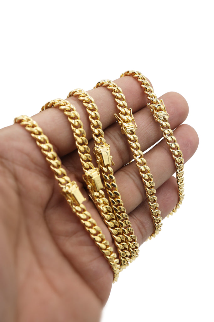 *NEW* 14k Miami Hollow Cuban Link Bracelet 14k JTJ™- - Javierthejeweler