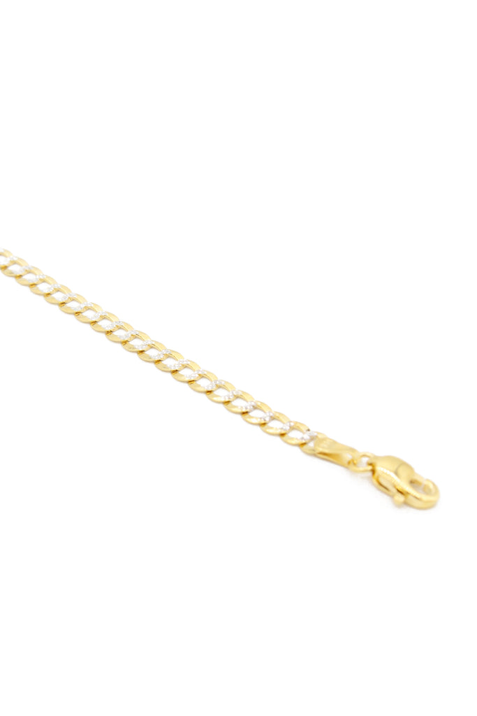 *NEW* 14k Women's Bracelet Two Tone - Cuban Link Bracelet -JTJ™- - Javierthejeweler