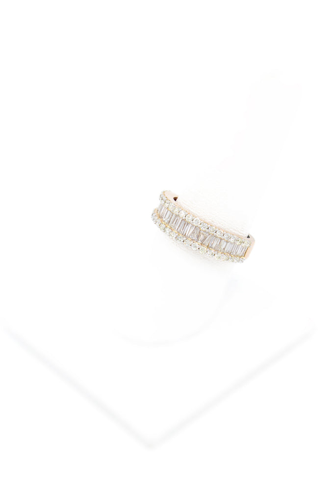 *NEW* 14k  Pinky Ring Rose Gold Diamonds 💎 Baguette Men’s JTJ™ - Javierthejeweler
