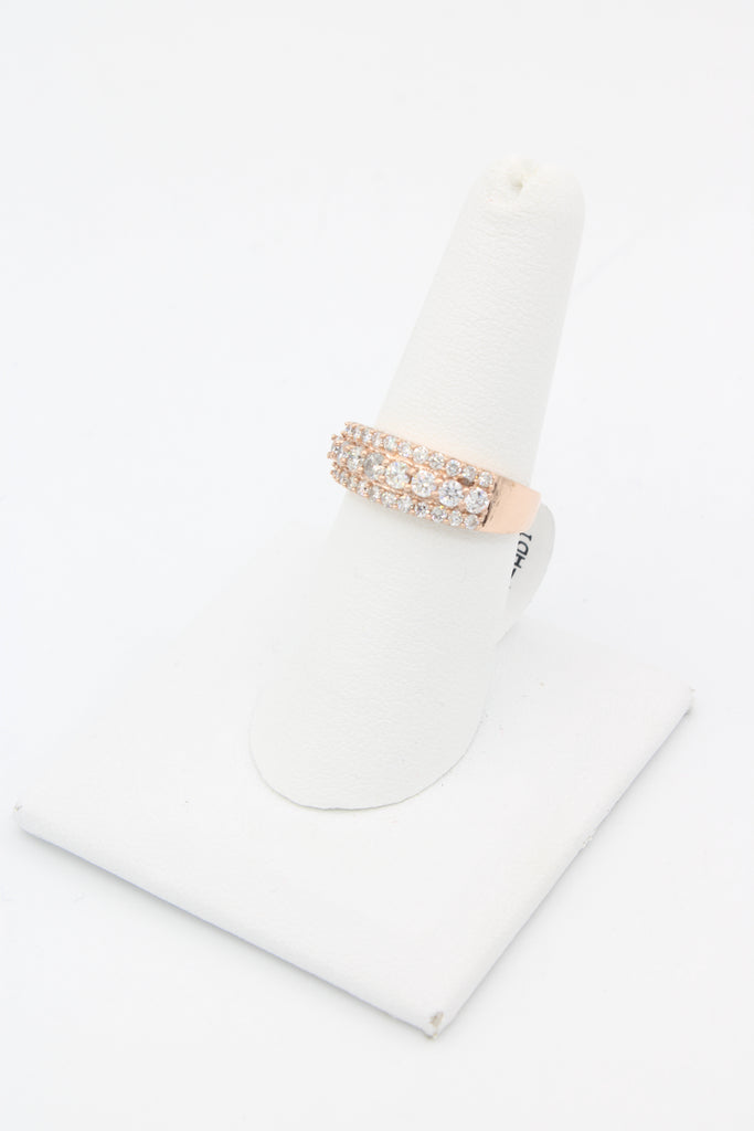 *NEW* 14k Women’s Diamond 💎 Pinky Ring Rose Gold  JTJ™ - Javierthejeweler