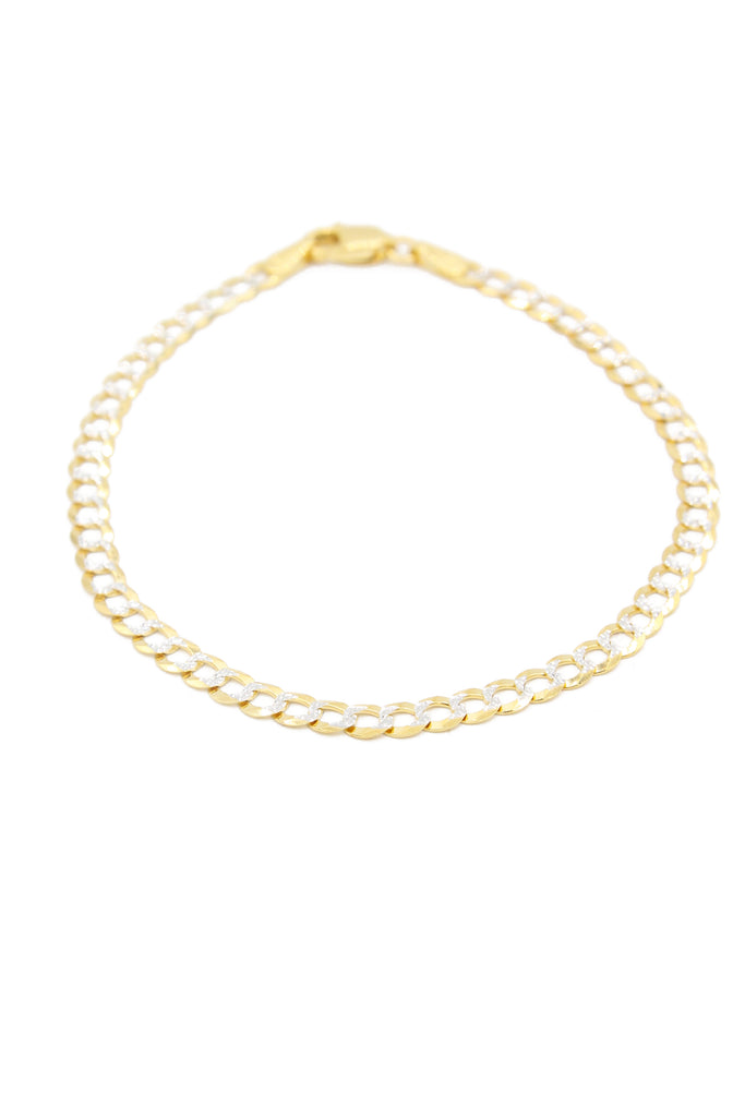 *NEW* 14k Women's Bracelet Two Tone - Cuban Link Bracelet -JTJ™- - Javierthejeweler
