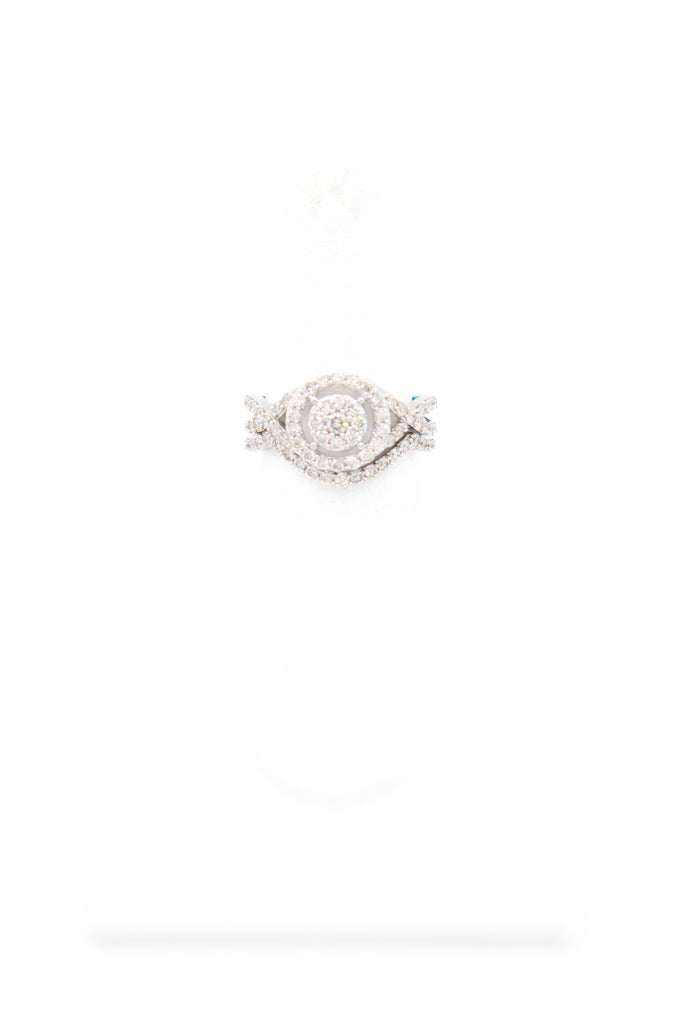 *NEW* 14k Duo Engagement Ring Round Diamonds white 💎 JTJ™ - Javierthejeweler