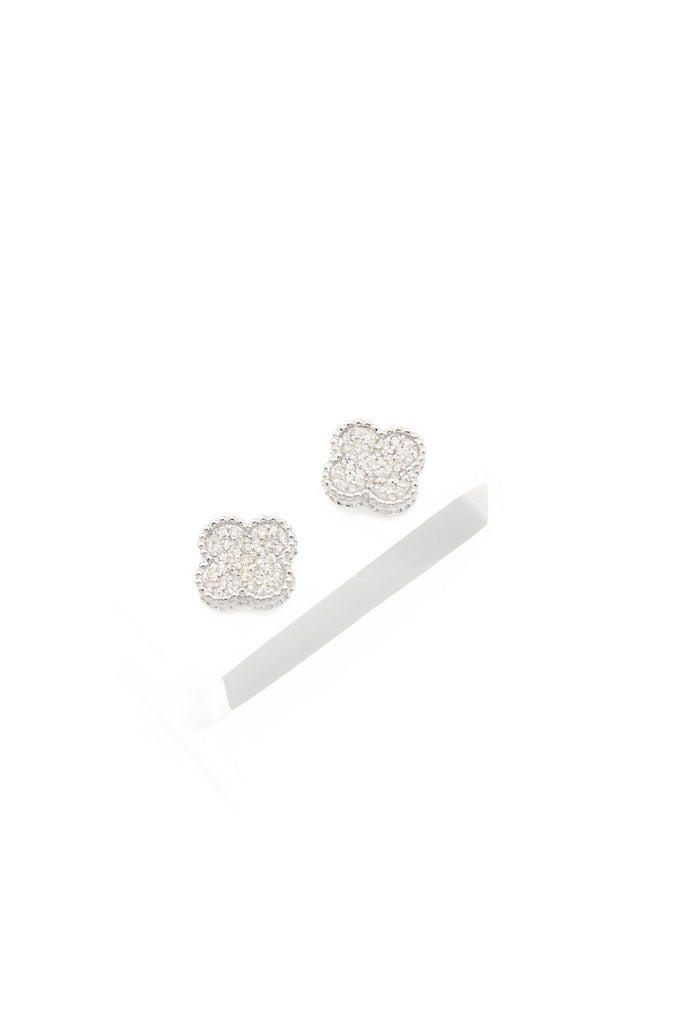 *NEW* PA 14K VC earrings  R1 White   JTJ™ - Javierthejeweler