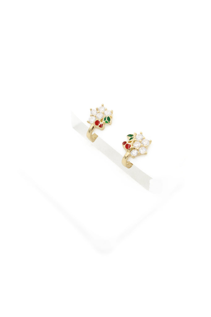 *NEW* 14K CZ  Cherry 🍒 Earrings - JTJ™ - Javierthejeweler