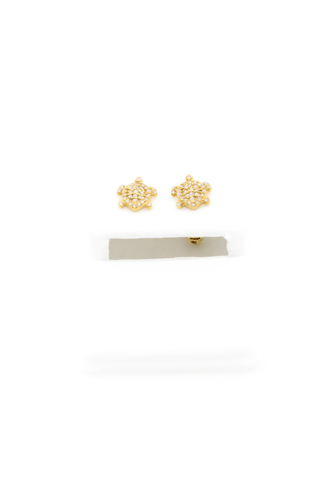 *NEW* PA 14K Litter Turtle 🐢 Earrings Diamonds VS 💎JTJ™ - Javierthejeweler