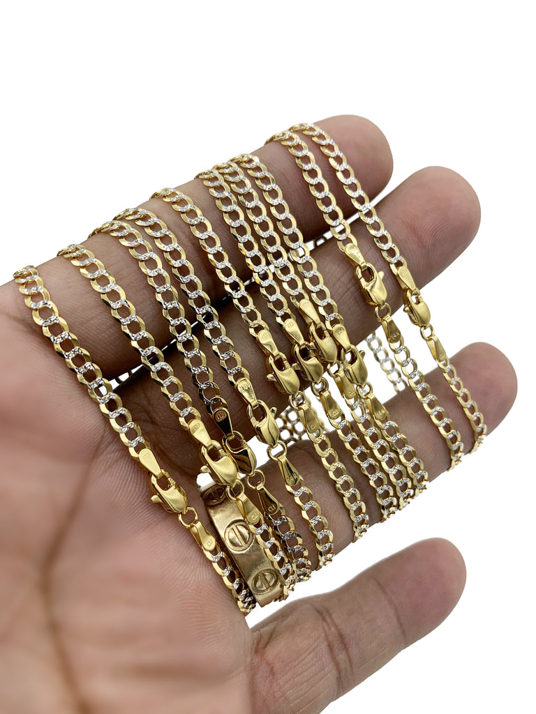 *NEW* 14k Women's Bracelet Two Tone - Cuban Link Bracelet -JTJ™- - Javierthejeweler