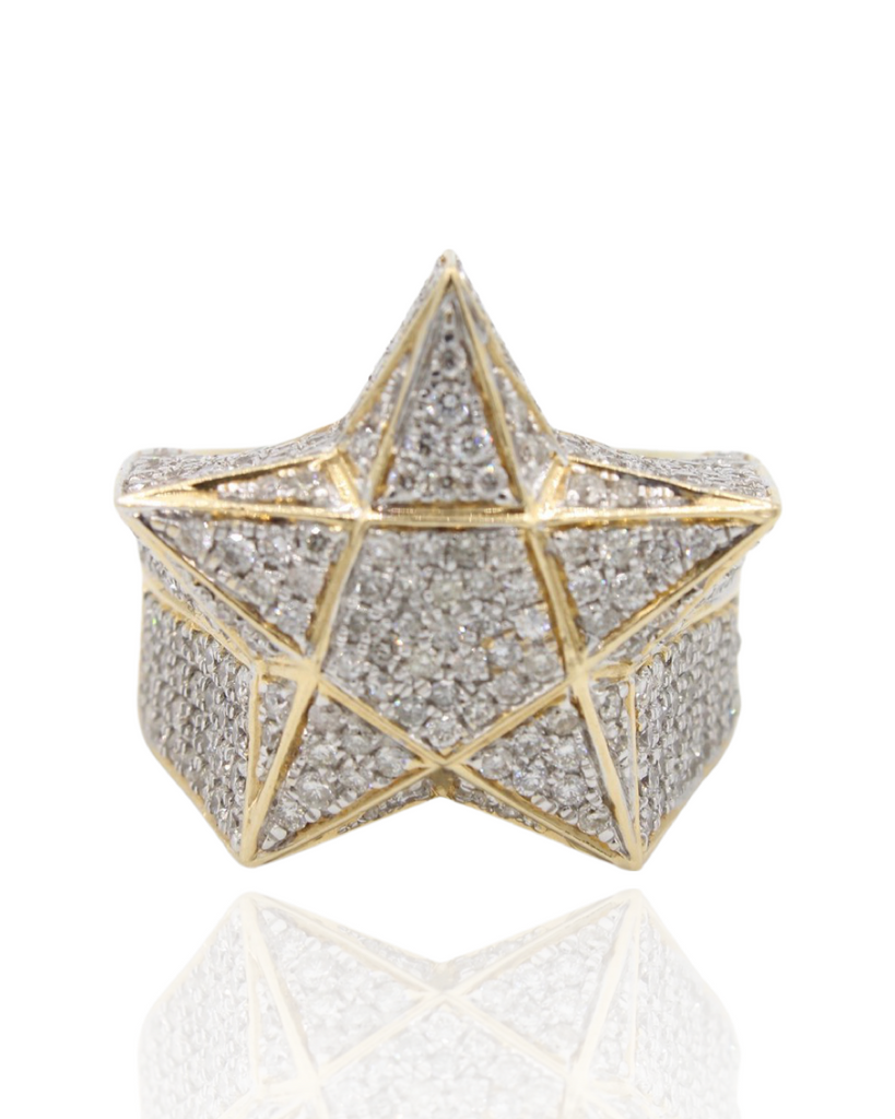 *NEW* 14K Star Diamond Ring JTJ™ - Javierthejeweler