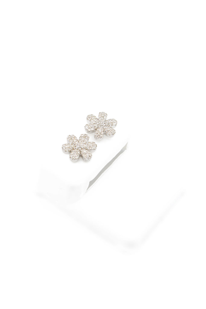 *NEW* PA 14K Diamonds 💎 Earrings Flower 🌺 VSS1 White Gold JTJ™ - Javierthejeweler
