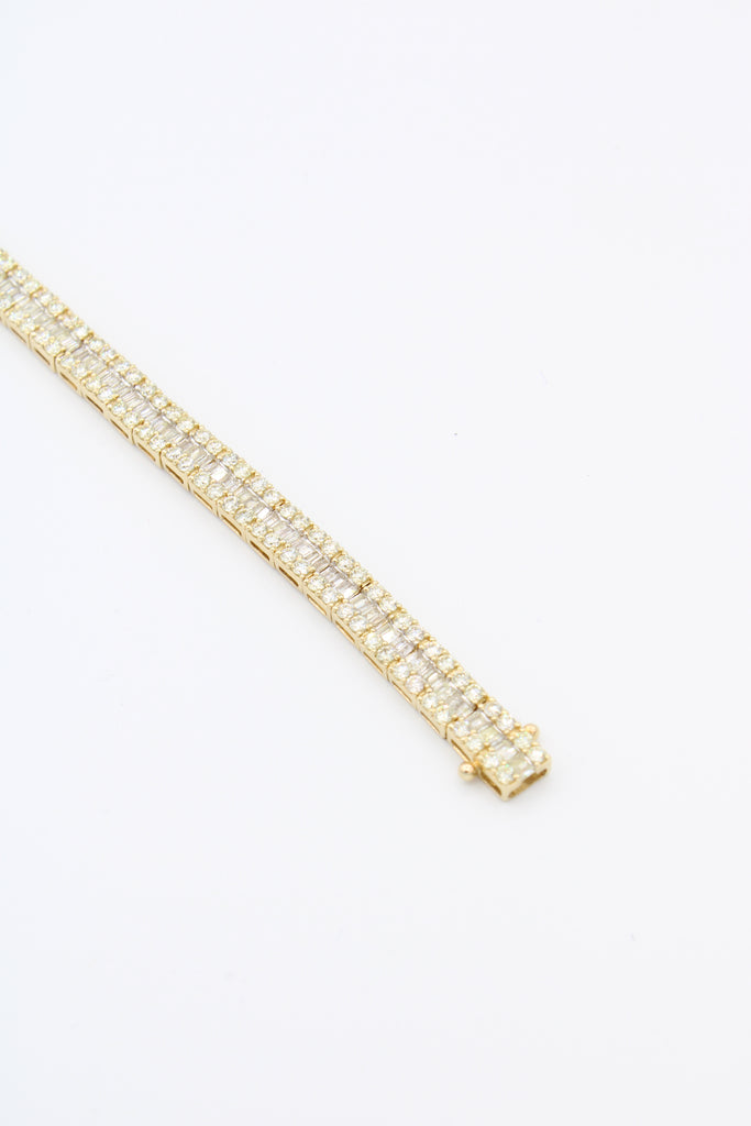 *NEW* 14k Bracelet Baguette Diamond💎 VS JTJ™ - Javierthejeweler