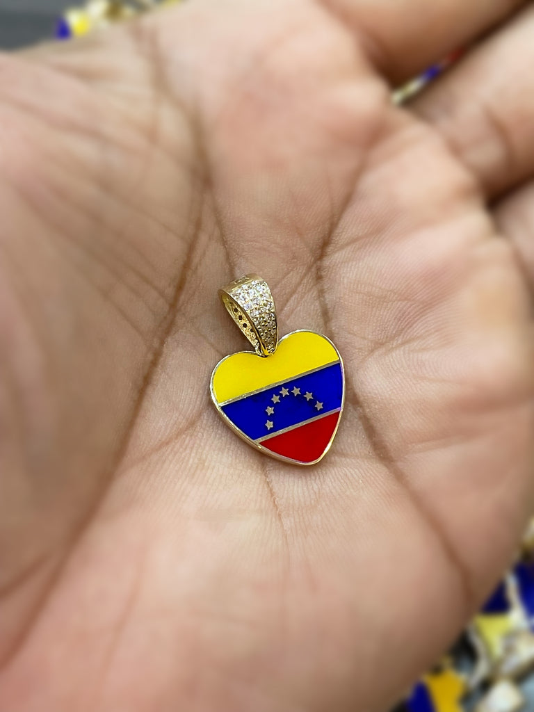 *NEW* 14k  Venezuela Pendant 🇻🇪 Small) -JTJ™ - - Javierthejeweler