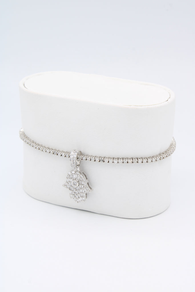 *NEW* PA 14K Womens Bracelet Tenis Little H Baguette Diamonds 💎 JTJ™ - Javierthejeweler