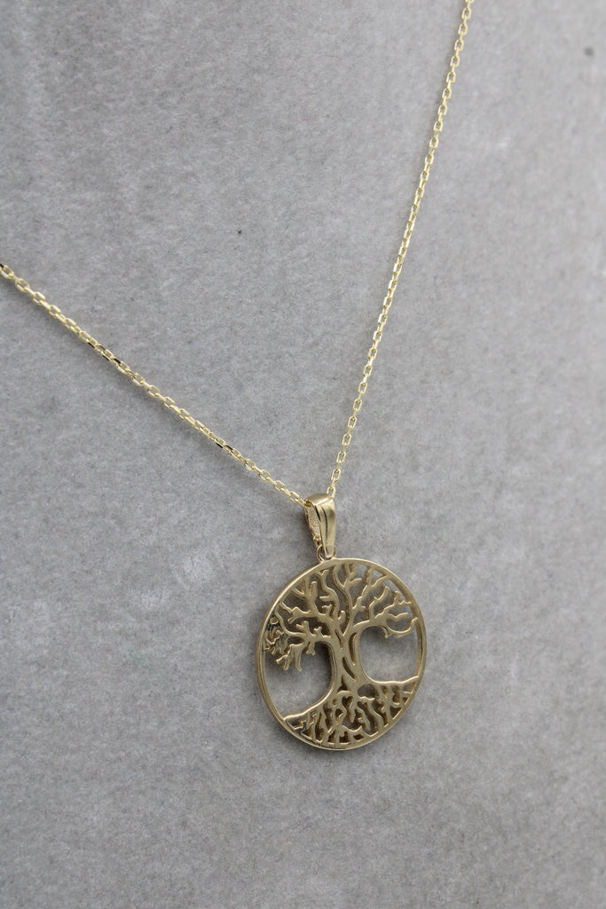 *NEW* 14K Women’s Tree of Life Pendant W/ Cable Chain JTJ™ - - Javierthejeweler